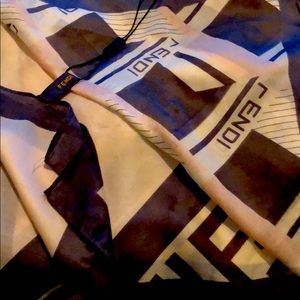 Fendi silk shawl/wrap